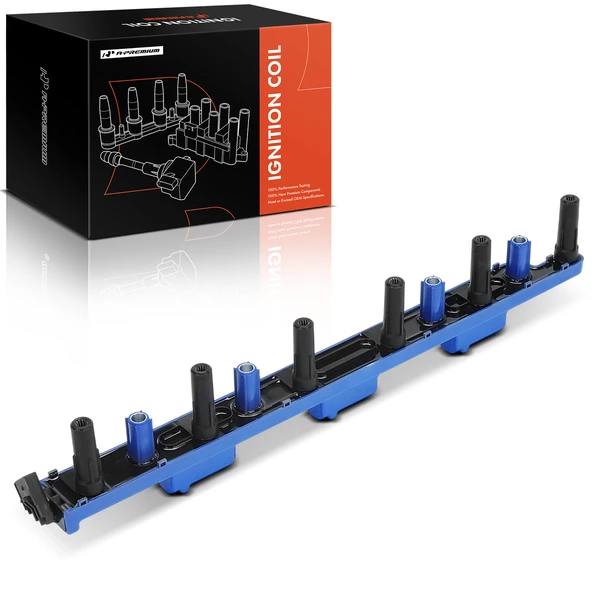 One Set-Pc Ignition Coil 4-Blade Terminal Oval A-Premium APIC1496