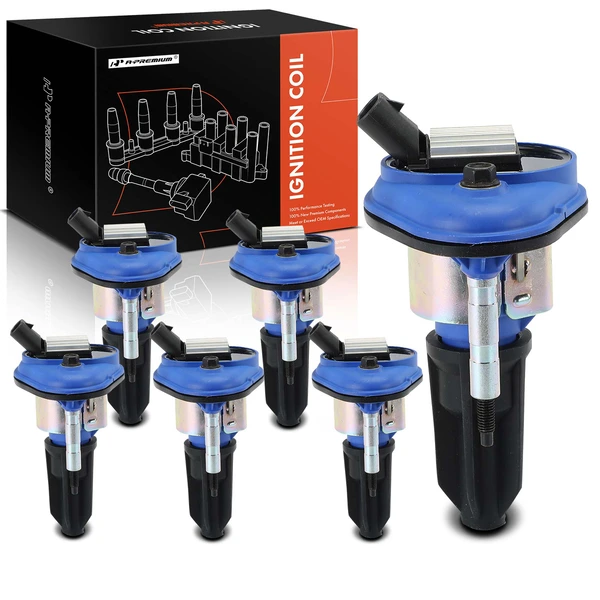 A Set of 5-Pc Ignition Coil 3-Blade Terminal Oval A-Premium APIC1168