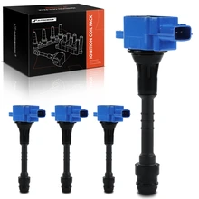 2002-2006 Nissan Sentra A Set of 4pc Ignition Coil 3-Blade Terminal Rectangular A-Premium APIC0982
