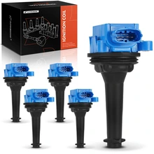 2015-2016 Volvo XC60 A Set of 5pc Ignition Coil 4-Blade Terminal Oval A-Premium APIC1362
