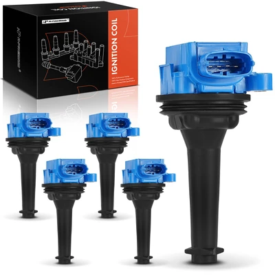 5 Pcs Blue Ignition Coil