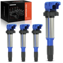 4 Pcs Blue Ignition Coil