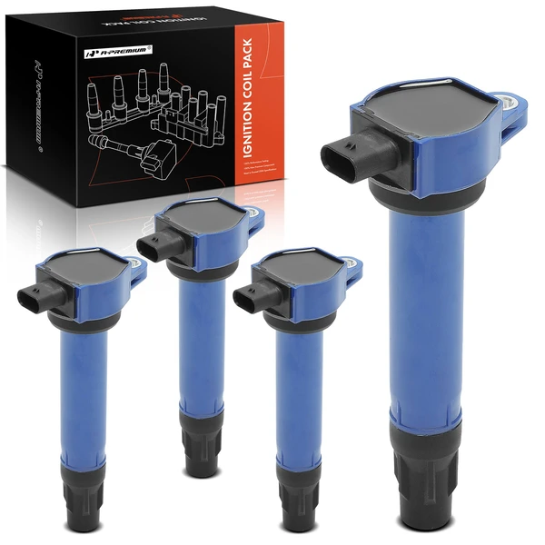 2009-2020 Dodge Journey A Set of 4-Pc Ignition Coil 3-Blade Terminal Oval A-Premium APIC1093