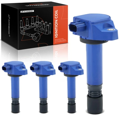 4 Pcs Blue Ignition Coils