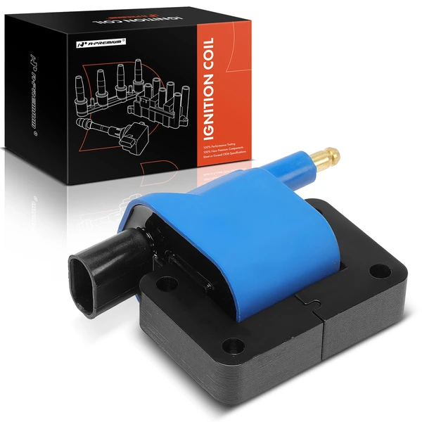1995-1997 Dodge B3500 One Set-Pc Ignition Coil 2-Pin Terminal Round A-Premium APIC1239