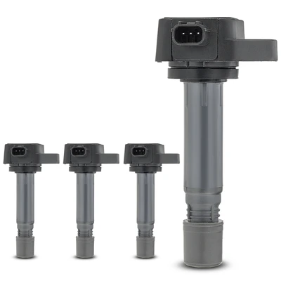 4 Pcs Ignition Coils with 3 Pins