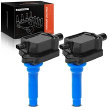 A Set of 2 Pieces Ignition Coil 2-Pin Terminal Rectangular, Square 1998-2001 Kia Sephia A-Premium IC0188