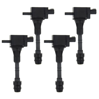 4 Pcs Ignition Coils with 3 Pins