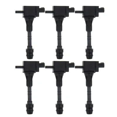 6 Pcs Ignition Coils with 3 Pins
