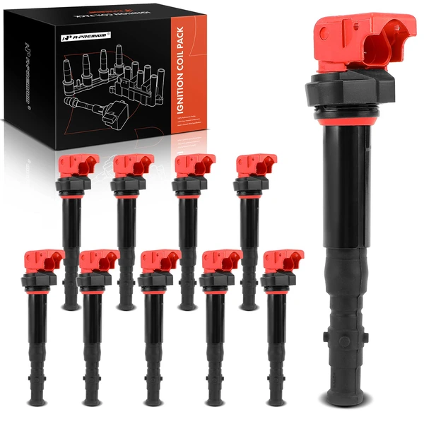 A Set of 10-Pc Ignition Coil 3-Blade Terminal Triangle A-Premium APIC1053