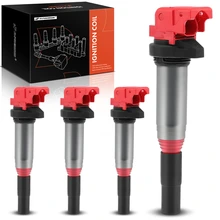 4 Pcs Red Ignition Coil