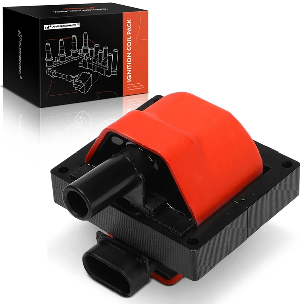 1996-2002 Chevrolet Express 3500 One Set-Pc Ignition Coil 3-Pin Terminal Rectangular, Oval A-Premium APIC1460