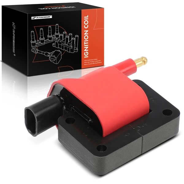 1995-1997 Dodge B3500 One Set-Pc Ignition Coil 2-Pin Terminal Round A-Premium APIC1250