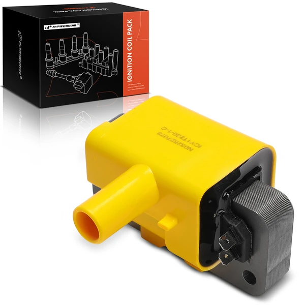 1999-2002 Mercury Villager One Set-Pc Ignition Coil 2-Blade Terminal Oval A-Premium APIC1463