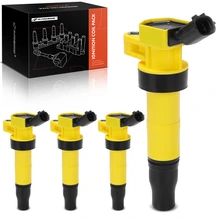 4 Pcs Yellow Ignition Coil
