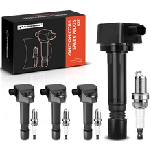 2006-2011 Honda Civic Ignition Coil and Spark Plug Kit Set of 4 Iridium Series, 3-Blade Terminal A-Premium APIC0625
