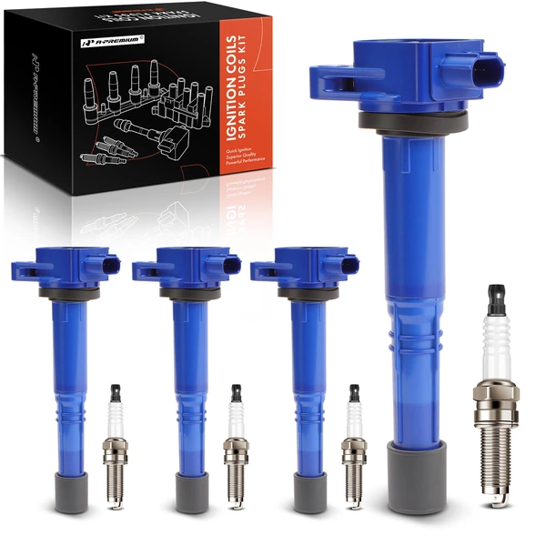 Ignition Coils & Spark Plugs Kits Set of A Set of 8 Iridium Series, 3-Pin Terminal A-Premium APIC1518