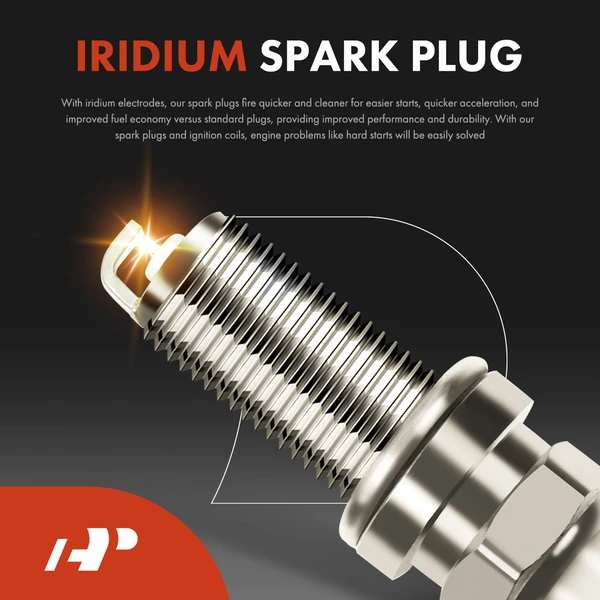 Ignition Coils & Spark Plugs Kits Set of 8 Iridium Series, 4-Blade Terminal A-Premium APIC1527