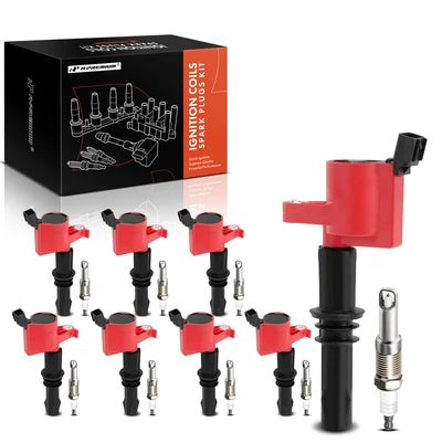8 Pcs Ignition Coils & 8 Pcs Platinum Spark Plug Kits