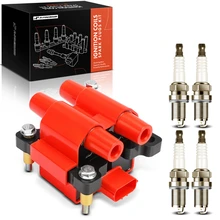 2005-2009 Subaru Outback Ignition Coils & Spark Plugs Kits Set of 5 Iridium Series, 4-Blade Terminal A-Premium APIC1540