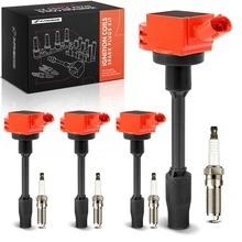 2019-2023 Toyota RAV4 Ignition Coils & Spark Plugs Kits Set of 8 Iridium Series, 3-Blade Terminal A-Premium APIC1557