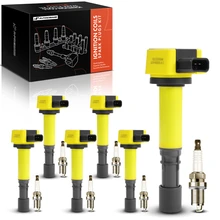 2006-2008 Honda Ridgeline Ignition Coils & Spark Plugs Kits Set of 12 Iridium Series, 3-Blade Terminal A-Premium APIC1565