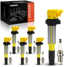 2004-2006 BMW X5 Ignition Coil & Iridium Spark Plug Kit Set of 12 Iridium Series | 3-Blade Terminal | 2-Year Warranty | A-Premium APIC1568