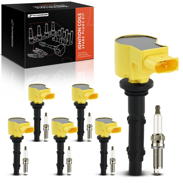 2007 Mercedes-Benz E280 Ignition Coil Pack Set of 12 Iridium Series, 4-Blade Terminal A-Premium APIC1569