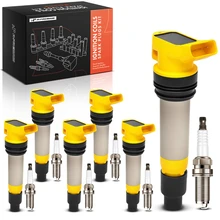 2008-2010 Volvo V70 Ignition Coil Pack Set of 12 Iridium Series, 4-Blade Terminal A-Premium APIC1426