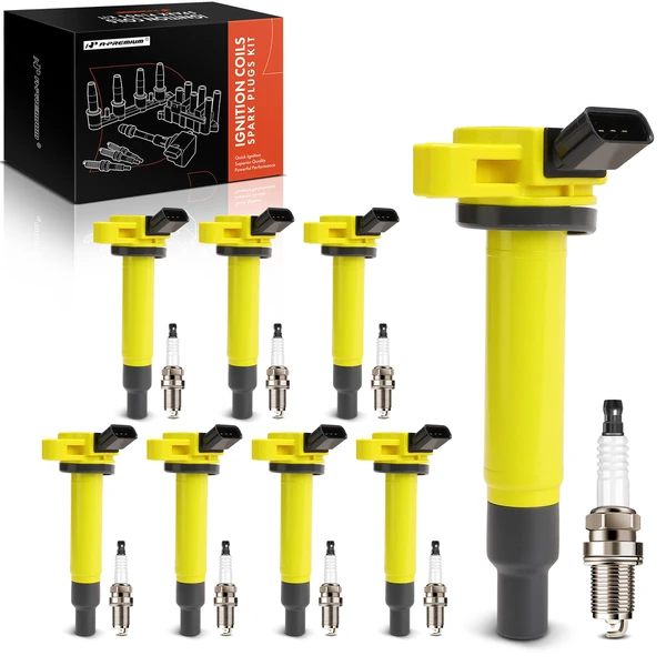 Ignition Coils & Spark Plugs Kits Set of A Set of 16 Iridium Series, 4-Blade Terminal A-Premium APIC1559