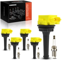 2001-2005 Volvo S60 Ignition Coil Pack Set of 10 Iridium Series, 4-Blade Terminal A-Premium APIC1563
