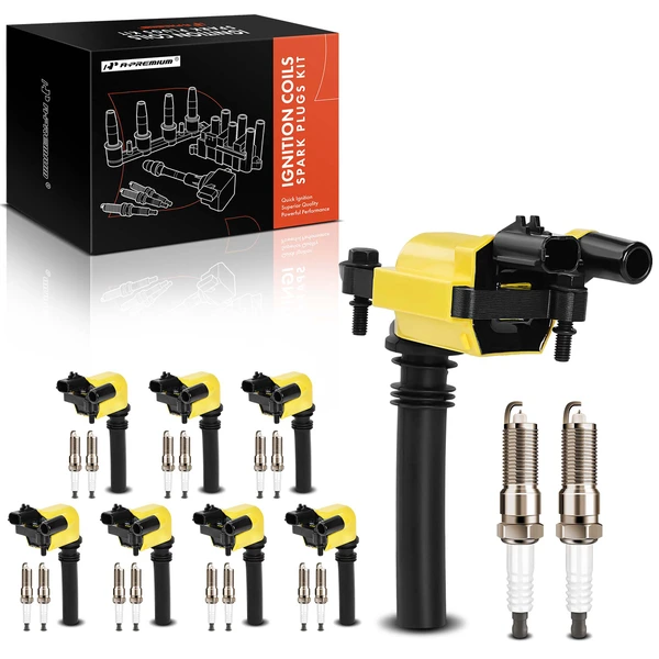 2005 Dodge Magnum Ignition Coils & Spark Plugs Kits Set of A Set of 24 Iridium Series, 2-Blade Terminal A-Premium APIC1417