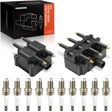 1994-1996 Dodge Ram 2500 Ignition Coil and Spark Plug Kit Set of 12 Iridium Series, 7-Pin Terminal A-Premium APIC0634
