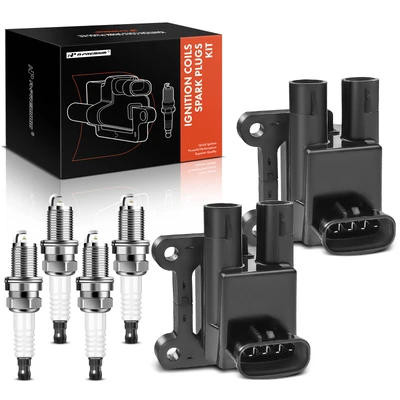 1998-1999 Chevrolet Prizm Ignition Coil and Spark Plug Kit Set of A Set of 6 Iridium Series, 4-Pin Terminal A-Premium APIC0505