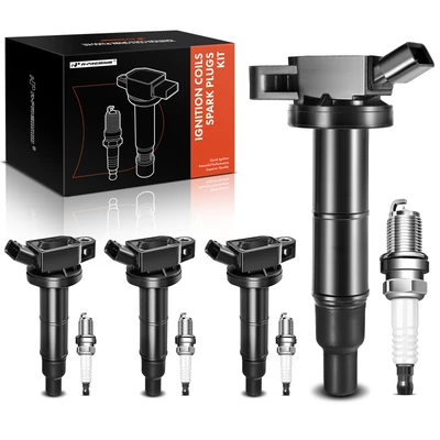 4 Pcs Ignition Coil & 4 Pcs IRIDIUM Spark Plug Kit
