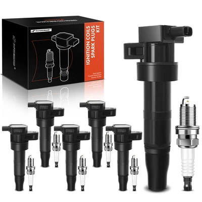 6 Pcs Ignition Coil & 6 Pcs IRIDIUM Spark Plug Kit
