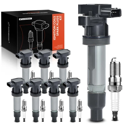 8 Pcs Ignition Coil & IRIDIUM Spark Plug Kits