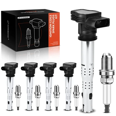 5 Pcs Ignition Coil & IRIDIUM Spark Plug Kit