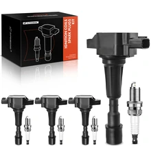 2011-2014 Mazda 2 Ignition Coil and Spark Plug Kit Set of 4 Iridium Series, 3-Blade Terminal A-Premium APIC0581