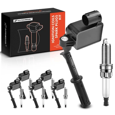 6Pcs Ignition Coil & 6Pcs Iridium Spark Plug Kit