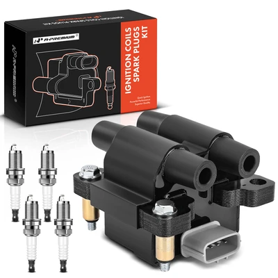 1x Ignition Coil & 4x Iridium Spark Plug Kit