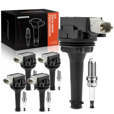 5 Pcs Ignition Coil & 5 Pcs IRIDIUM Spark Plug Kits