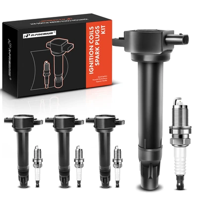 4 Pcs Ignition Coil & 4 Pcs IRIDIUM Spark Plug Kit