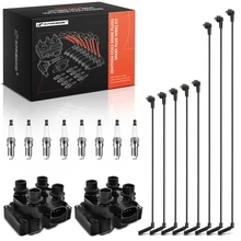 1998-2001 Mercury Mountaineer Ignition Coil Spark Plug and Wire Kit Set of 18 Iridium Series, 3-Blade Terminal A-Premium APIC1315