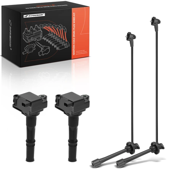 A-Premium APIC1267 Ignition Coil and Spark Plug Wire Kit