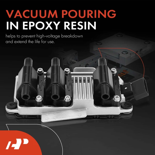 A-Premium APIC1270 Ignition Coil and Spark Plug Wire Kit