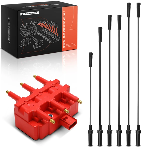 A-Premium APIC1274 Ignition Coil and Wire Kit