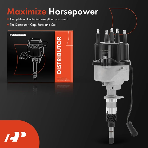 Ignition Distributor with Cap & Rotor for Dodge Dakota 1997 Jeep Cherokee