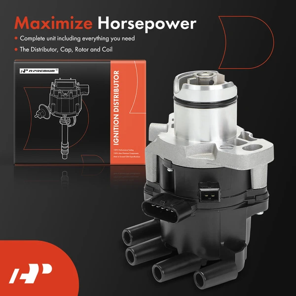 Ignition Distributor with Cap & Rotor for Mitsubishi Galant 1996-1998 L4 2.4L