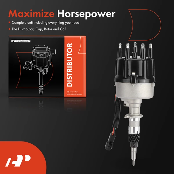 Ignition Distributor with Cap & Rotor for Jeep Cherokee Comanche Wagoneer L6